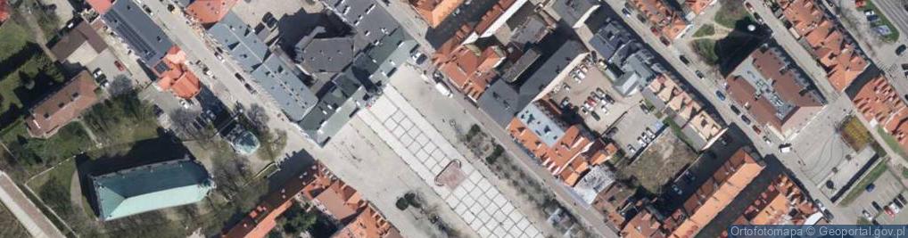 Zdjęcie satelitarne Zegar słoneczny