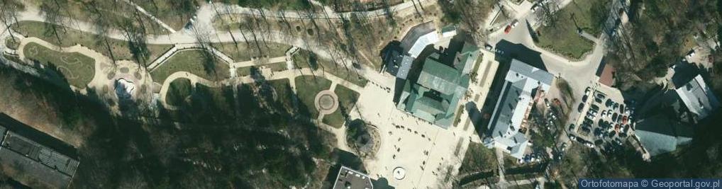 Zdjęcie satelitarne Zegar słoneczny