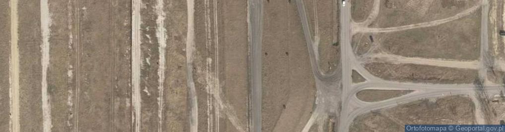 Zdjęcie satelitarne Żelazny Most - zbiornik poflotacyjny