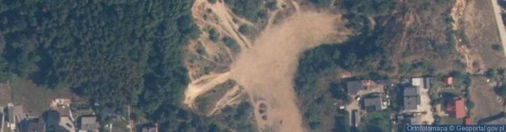Zdjęcie satelitarne Żwirownia w Betlejem - osady polodowcowe