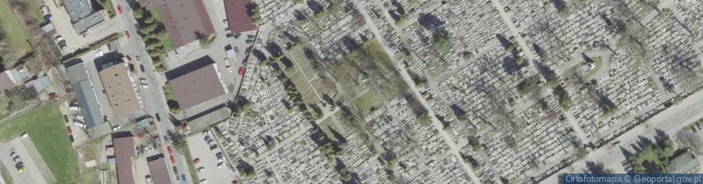 Zdjęcie satelitarne Cmentarz wojenny nr 350