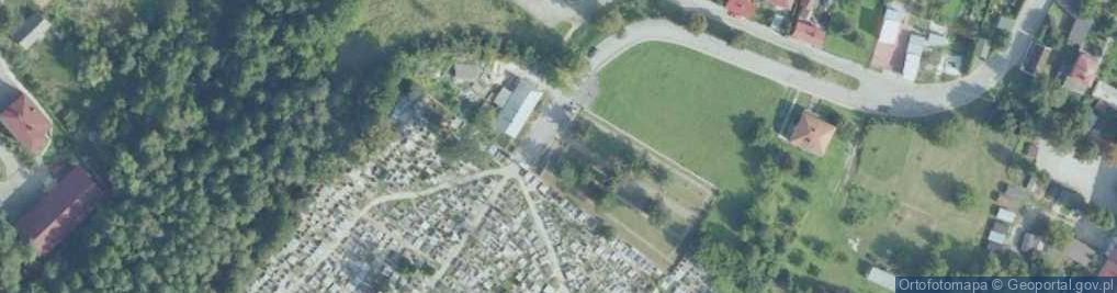 Zdjęcie satelitarne Cmentarz wojenny Opatów