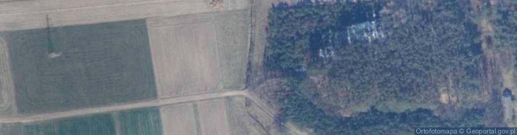 Zdjęcie satelitarne Cmentarz wojenny w Przyłęku