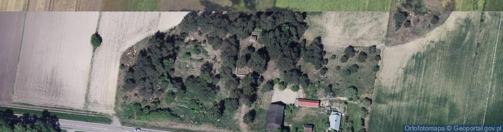 Zdjęcie satelitarne Cmentarz wojenny w Zaczopkach