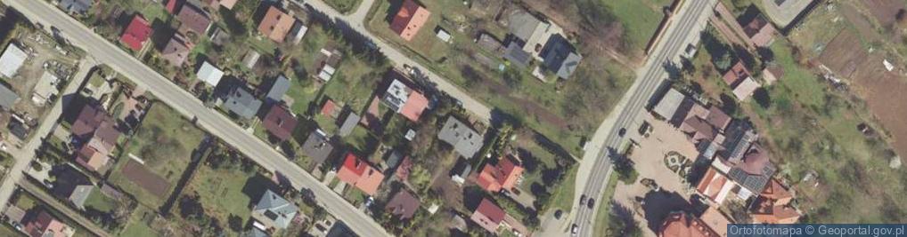 Zdjęcie satelitarne Cmentarz z I wojny światowej