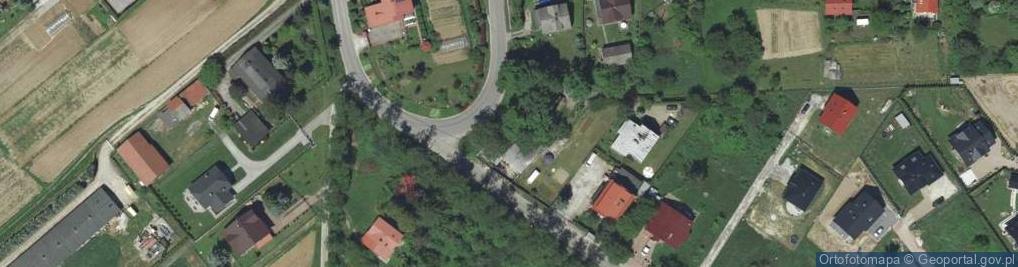 Zdjęcie satelitarne Cmentarz z I wojny światowej