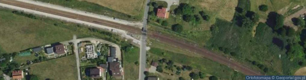 Zdjęcie satelitarne Górki Śląskie (przystanek kolejowy)