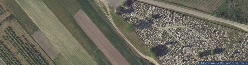 Zdjęcie satelitarne Kwatera wojenna w Annopolu