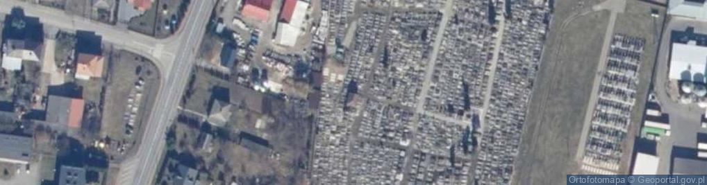 Zdjęcie satelitarne Kwatera wojenna w Lipsku