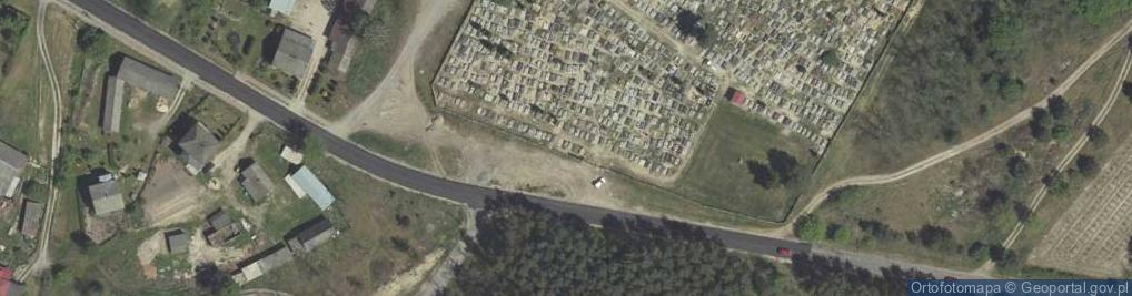 Zdjęcie satelitarne Kwatera wojenna w Rybitwach