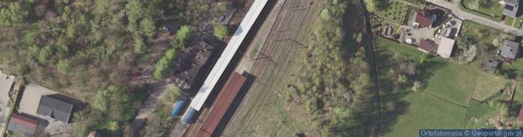 Zdjęcie satelitarne Orzesze (stacja kolejowa)