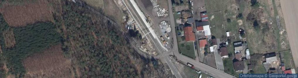 Zdjęcie satelitarne Raszowa (przystanek kolejowy)