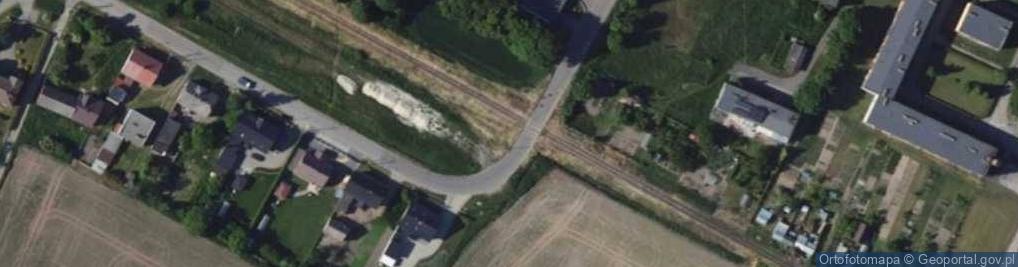 Zdjęcie satelitarne Tłustomosty (przystanek kolejowy)