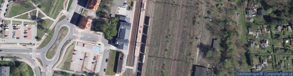 Zdjęcie satelitarne Wodzisław Śląski (stacja kolejowa)