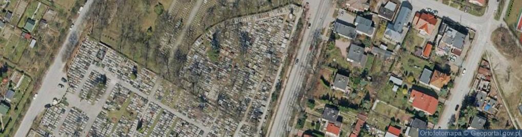 Zdjęcie satelitarne Cmentarz partyzancki