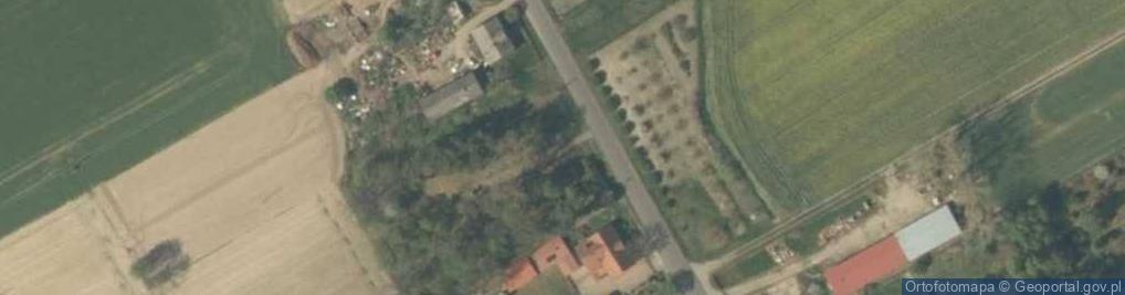 Zdjęcie satelitarne Cmentarz wojenny września 1939r.