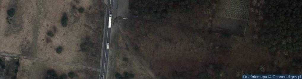 Zdjęcie satelitarne Cmentarz wojenny