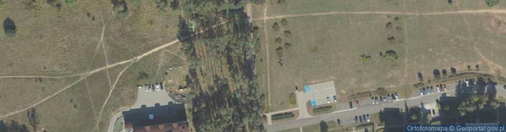 Zdjęcie satelitarne Cmentarz z II wojny światowej