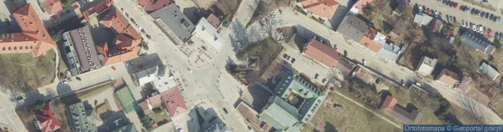 Zdjęcie satelitarne Cmentarz z II wojny światowej