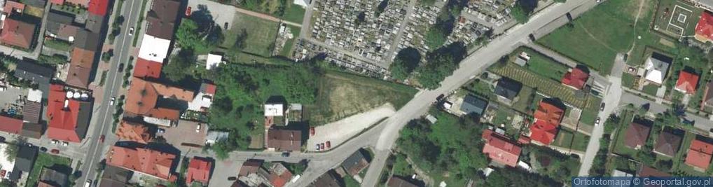 Zdjęcie satelitarne Cmentarz z II wojny światowej