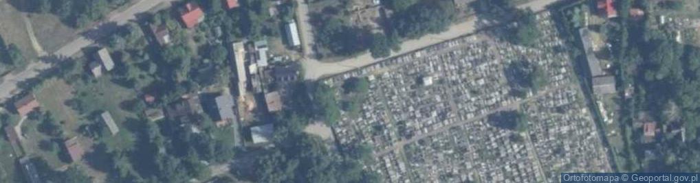 Zdjęcie satelitarne Cmentarz z II wojny światowej