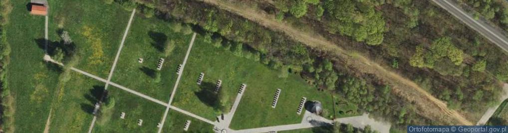 Zdjęcie satelitarne Cmentarz żołnierzy niemieckich