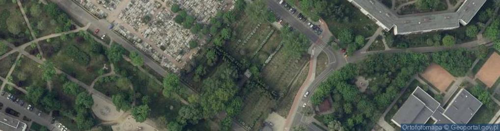 Zdjęcie satelitarne Cmentarz Żołnierzy Radzieckich