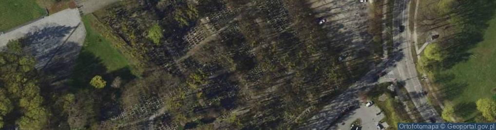 Zdjęcie satelitarne Cmentarz Garnizonowy