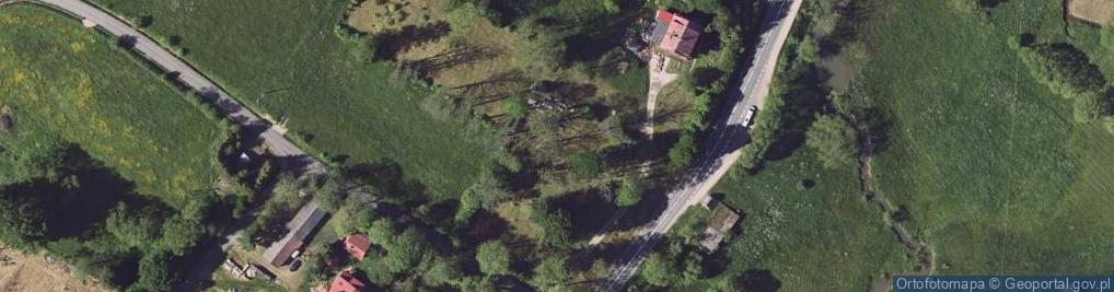 Zdjęcie satelitarne Cmentarz grecko-katolicki w Lutowiskach