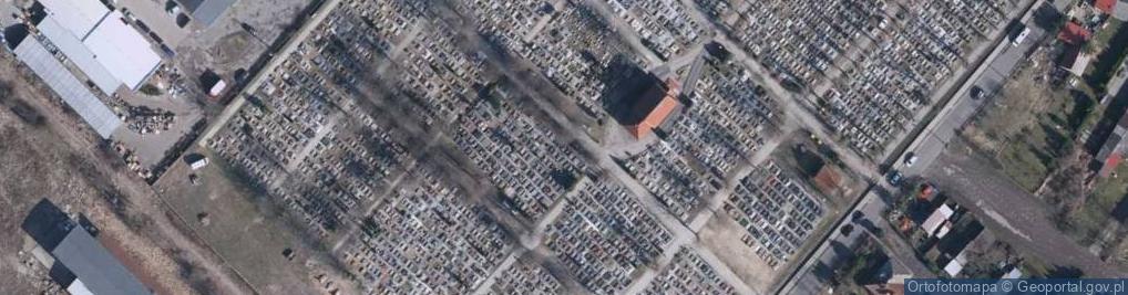 Zdjęcie satelitarne Cmentarz Komunalny w Strzelcach Krajeńskich