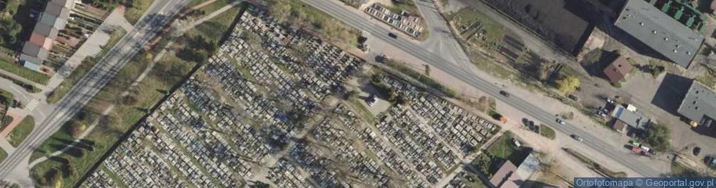 Zdjęcie satelitarne Cmentarz Nowy