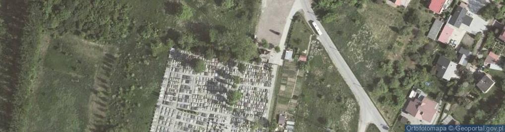 Zdjęcie satelitarne Cmentarz Parafialny Piaski Wielkie