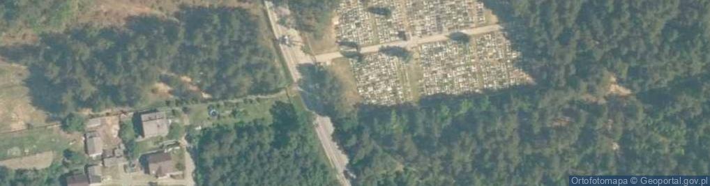 Zdjęcie satelitarne Cmentarz parafii NMP Częstochowskiej w Rodakach