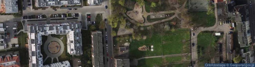 Zdjęcie satelitarne Cmentarz św. Barbary