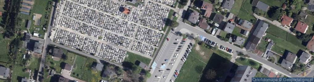 Zdjęcie satelitarne Cmentarz w Biertułtowach