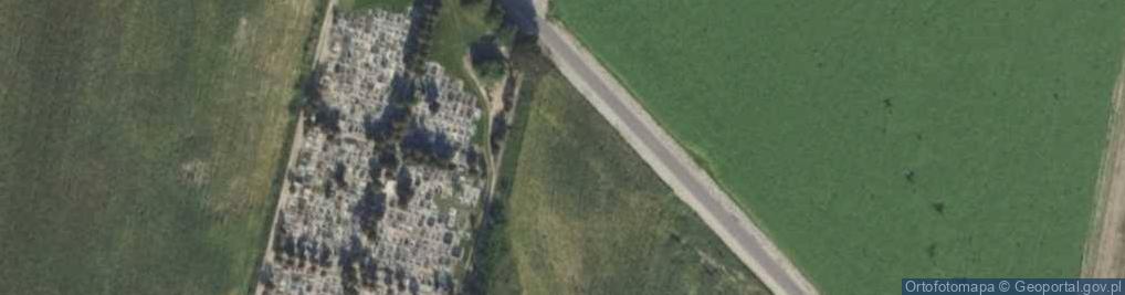 Zdjęcie satelitarne Cmentarz w Borkowie Starym