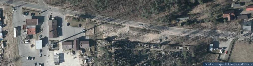 Zdjęcie satelitarne Cmentarz w Cegłowie