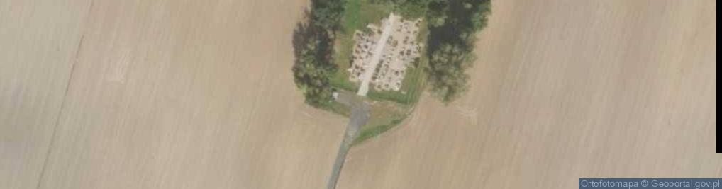 Zdjęcie satelitarne Cmentarz w Krosinku
