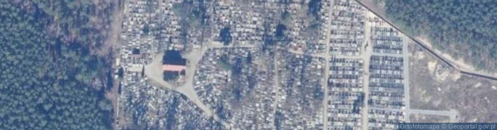 Zdjęcie satelitarne Cmentarz w Łaskarzewie