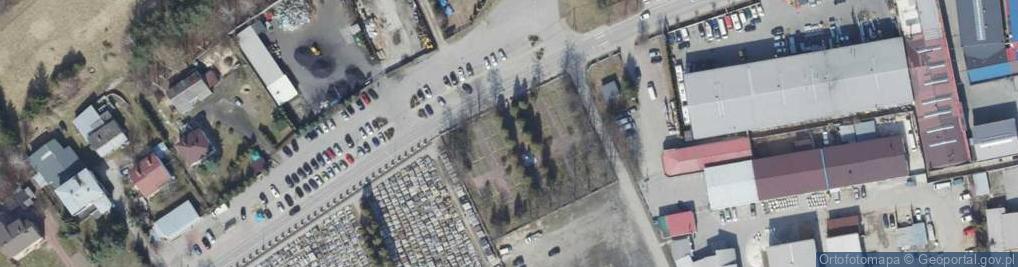 Zdjęcie satelitarne Cmentarz Wojskowy Wojsk Radzieckich