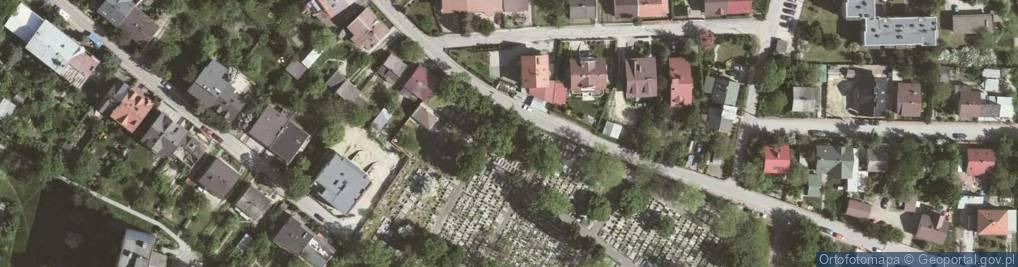 Zdjęcie satelitarne Cmentarz Wola Duchacka