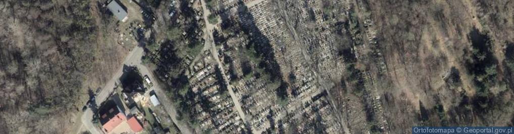 Zdjęcie satelitarne Cmentarz Zdroje