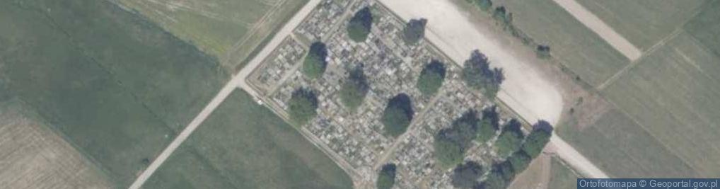 Zdjęcie satelitarne Cmentarz