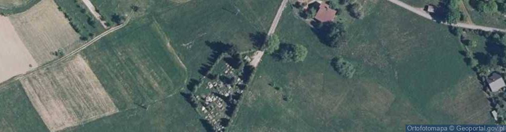 Zdjęcie satelitarne Górny Cmentarz Parafialny w Węglówce