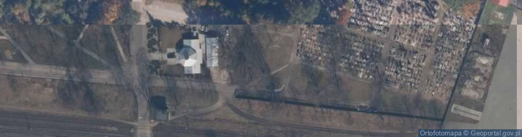 Zdjęcie satelitarne Nowy Cmentarz Komunalny w Czarnem
