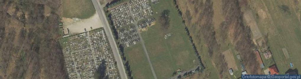 Zdjęcie satelitarne Nowy Cmentarz Parafialny w Rzezawie