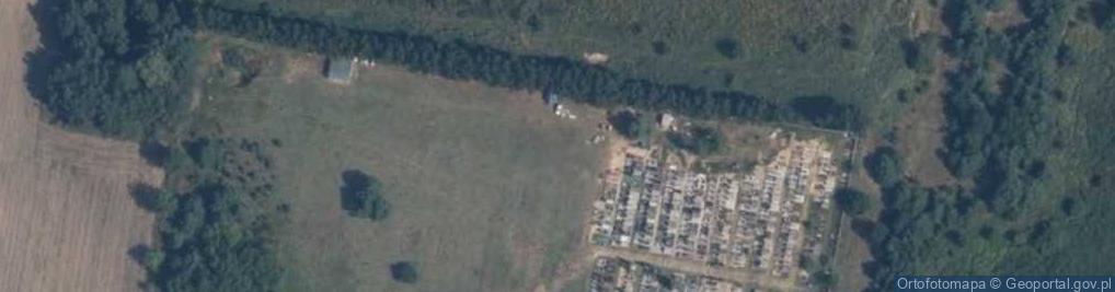 Zdjęcie satelitarne Nowy cmentarz