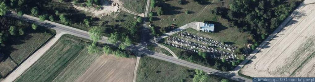 Zdjęcie satelitarne Nowy parafialny w Firleju