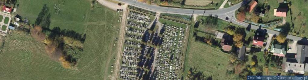 Zdjęcie satelitarne Nowy parafialny w Mystkowie
