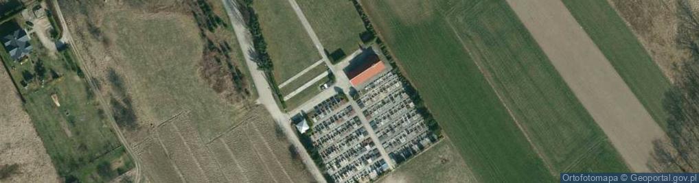 Zdjęcie satelitarne Nowy parafialny w Pilźnie